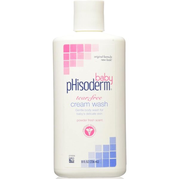 Phisoderm Baby Tear-Free Cream Wash 8 oz (Pack of 5)