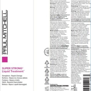 Paul Mitchell Super Strong Liquid Treatment, Strengthens + Repairs Damage, For Damaged Hair, 8.5 fl. oz. - Image 6