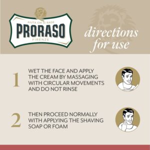 Proraso Pre-Shave Conditioning Cream for Men, Moisturizing and Nourishing for Coarse Beards with Sandalwood Oil, 3.6 oz - Image 3