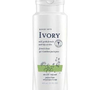 Ivory Scented Body Wash, Aloe 21 oz,Pack of 3