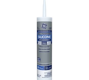 GE Window & Door Sealant Clear All Purpose, 10.1 oz, Cartridge