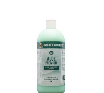 Nature’s Specialties Aloe Premium Ultra Concentrated Dog Shampoo Conditioner for Pets, Makes up to 4 Gallons, Natural Choice for Professional Groomers