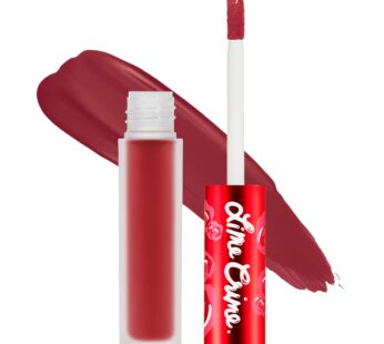 Lime Crime Velvetines Liquid Matte Lipstick, Red Rose (Ruby Red) – Bold, Long Lasting Shades & Lip Lining – Stellar Color & High Comfort for All-Day W