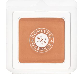 Honeybee Gardens Pressed Mineral Powder Foundation Refill, Sultana, Deep Mocha Shade, Adjustable Coverage, Natural Finish, With Botanical Extracts And