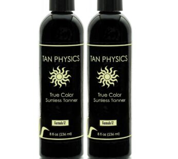 Lot of 2 Tan Physics True Color Sunless Self Tanner Tanning Lotion (Tan Physics (2 Pack))