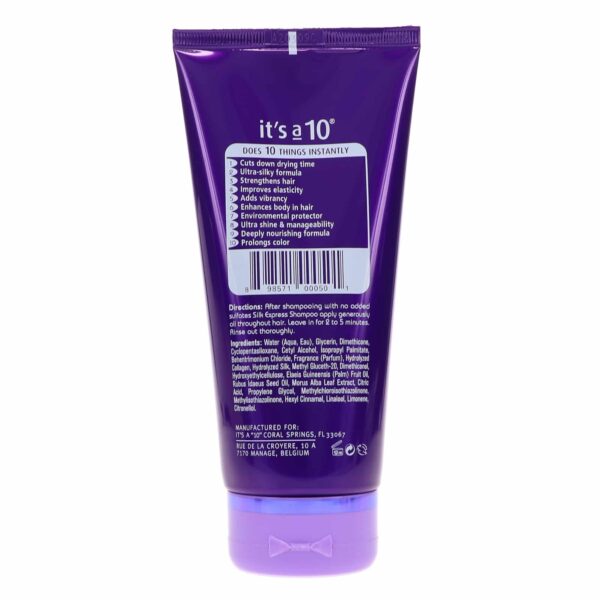 It's A 10 Silk Express Miracle Silk Conditioner for Unisex, 5 Ounce - Image 2