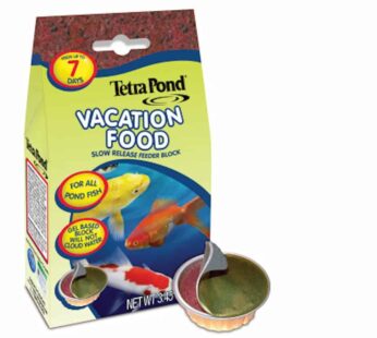 (4 Pack) TetraPond Vacation Food Slow Release Feeder Block, 3.45 Ounce Each