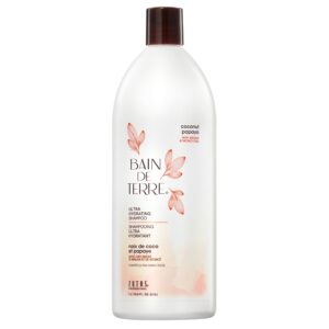 Bain de Terre Coconut Papaya Ultra Hydrating Shampoo, Moisture Quench for Dry, Damaged Hair, with Argan & Monoi Oils, Paraben-Free, Color-Safe, Vegan, - Image 1