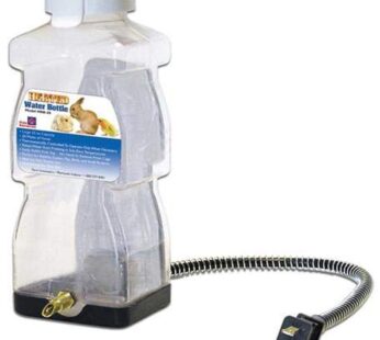 Farm Innovators Model HRB-20 Heated Water Bottle for Rabbits, 32-Ounce, 20-Watt, 4.2 x 4.2 x 11.5 inches ; 1 pounds, White