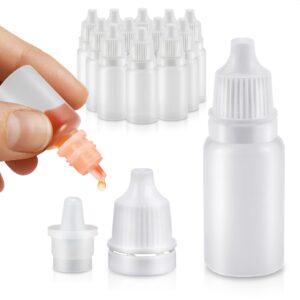 50Pcs Plastic Dropper Bottles for Liquids - 5ml Clear Plastic Bottles with Caps Empty Bottles for Oil Plastic Dropper Bottles - Dropper Bottles for Li - Image 1