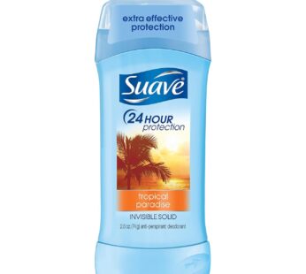 Suave Invis Sld Deod Trop Size 2.6z Suave Tropical Paradise Invisible Solid Antiperspirant Deodorant