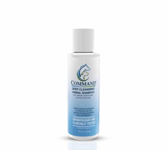 VetriMax Command Medicated Dog Shampoo for Itchy Skin, Anti-Itch Relief for Allergies and Dry Skin, Healing Soothing Pet Care Formula (4 oz)