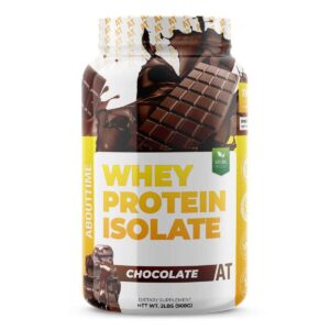 About Time Whey Protein Isolate Chocolate 2lb - 25g Protein, Non-GMO, 0g Fat, 0g Sugars, No Artificial Sweeteners, 32 Servings - Image 1