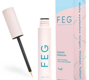 FEG Eyelash Rapid Eye Lash Growth Serum | For Lash and Brow | Creates Longer & Darker Eyelashes | Eyelash Enhancing Serum to Help Lengthen, Thicken an
