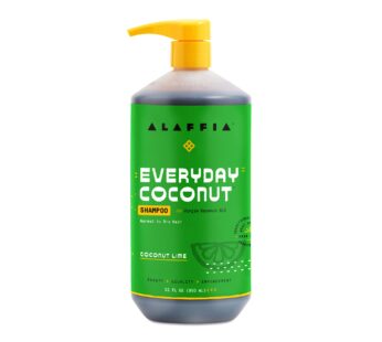 Alaffia EveryDay Coconut Shampoo, Hydrating and Deep Cleansing for Normal to Dry Hair. Made with Fair Trade Coconut Oil and Ginger, Cruelty Free, No P
