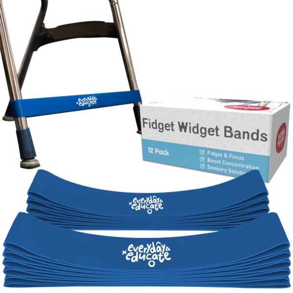 Chair Bands for Kids with Fidgety Feet - Fidget Bands for Classroom Chairs, Bouncy Bands, Sensory Flexible Bands, ADHD Chair Bands for Kids, Anti-Snap