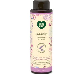 ecoLove – Natural Conditioner for Dry Damaged Hair and Color Treated Hair – With Natural Lavender Extract – No SLS or Parabens – Vegan and Cruelty-Fre