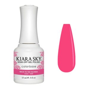 Kiara Sky Professional Nails LED UV Soak Off Gel Polish - Back to the Fuchsia G453 - Image 1