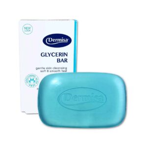 Dermisa Glycerin Bar with Aloe Vera | Helps to Gently Cleanse All Skin Types, Sensitive and Oily Skin | Contains Aloe Vera | NO PARABENS, NO SULFATES, - Image 1