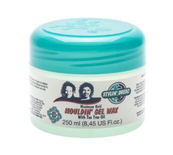 Stylin Dredz Mouldin’ Gel Wax – Loc n Twist Gel – Dreadlock Gel Wax with Tea Tree Oil – 250 ml Single