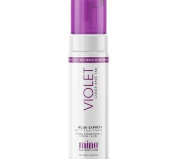 MineTan Color Correcting Violet Self Tanner Mousse – Self Tanning Foam, Fast, 1 Hour Salon Professional Moisturizing Self Tan – No Orange, No Fake Tan