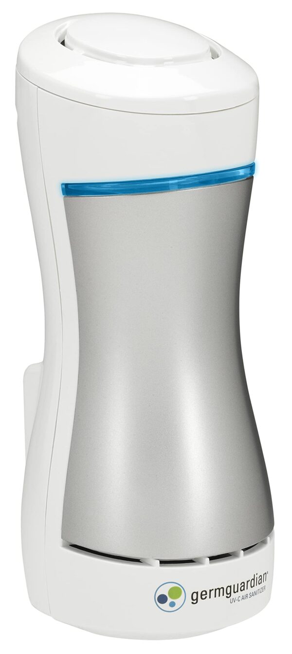 GermGuardian GG1000 Small Air Purifier, Pluggable UVC Air Sanitizer, Room Deodorizer, Kills Germs, Freshens Air, Reduces Odors from Pets, Mold, Smokin