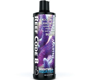 Brightwell Aquatics – Reef Code B – Balanced Calcium & Alkalinity System Water Conditioner – For All Saltwater Marine Fish & Reef Fish Tanks – Aquariu