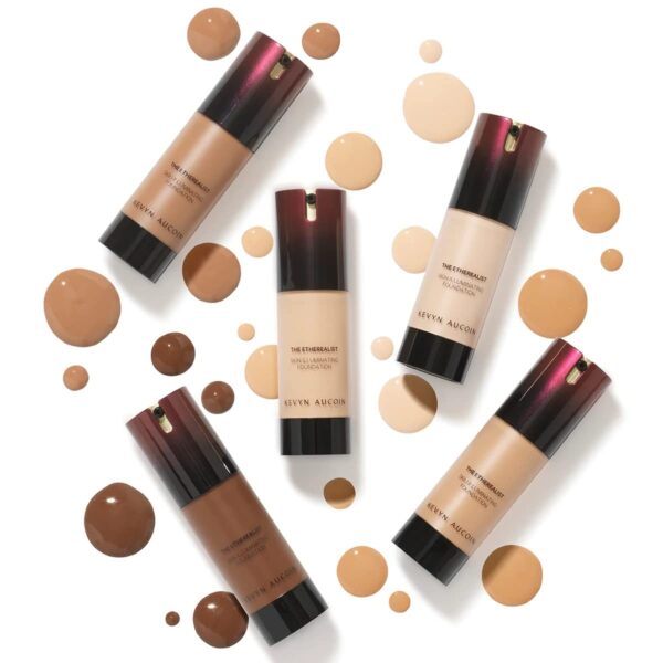 Kevyn Aucoin The Etherealist Skin Illuminating Foundation, EF 08 (Medium) shade: Comfortable, shine-free, smooth, moisturize. Medium to full coverage. Makeup artist go to. Even, bright & natural look - Image 9
