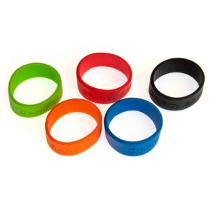 Grifiti Elastic Band Joes 2 Inches Small Silicone Rubber Bands Rings Gasket Bottle Food Cooking Durable Office Boxes Wraps 5 Pack Assorted Colorful Hi - Image 5