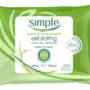 Simple Exfoliating Facial Wipes 25 Count (Pack of 3)