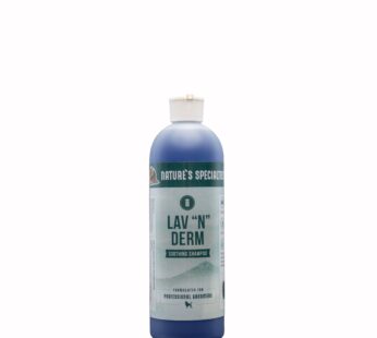 Nature’s Specialties Lav-N-Derm Ultra Concentrated Calming Antiseptic Dog Shampoo for Pets, Natural Choice for Professional Groomers, Relieves Various