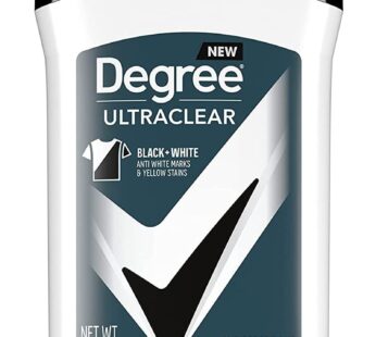 Degree Men Ultra Clear Black Plus White Antiperspirant Deodorant 2.7 Ounce (Pack of 3)