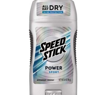 Speed Stick Power Antiperspirant Deodorant Ultimate Sport – 3 oz, Pack of 2