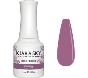Kiara Sky Professional Nails Soak Off LED UV Gel Polish – Chinchilla – Lavender Lilac Cream G410