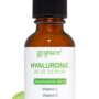 goPure Hyaluronic Acid Serum - Face Serum for Glowing Skin with Vitamin C and E, and Green Tea, Anti-Aging Serum to Visibly Improve Dry and Wrinkled-L