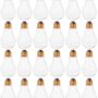 Creative Hobbies? Clear Fillable Plastic Light Bulbs ? DIY Crafts, Party Favors & Wedding Decor ? Standable Design | 24 Pack