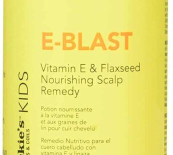 Aunt Jackie’s Kids E-Blast Daily Oil for Dry Scalp, Vitamin E and Flaxseed Nourishing Scalp Remedy for Naturally Curly, Coily and Wavy Hair, 8 oz