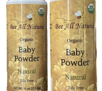 BEE All Natural Baby Powder Natural, 4 OZ