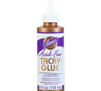 Aleene’s 26425 Glue Tacky, 4 FL OZ, Multicolor