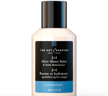 The Art of Shaving After-Shave Balm for Men – Face Moisturizer, Clinically Tested for Sensitive Skin, Lavender, 3.3 Fl Oz (Pack of 1)