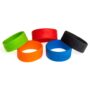 Grifiti Elastic Band Joes 2 Inches Small Silicone Rubber Bands Rings Gasket Bottle Food Cooking Durable Office Boxes Wraps 5 Pack Assorted Colorful Hi