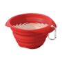 Kurgo Collaps-A-Bowl for Dogs, Collapsible Travel Dog Bowl, Pet Food & Hiking Water Bowl, Food Grade Bowl for Dogs, Travel Accessories for Pets, inclu