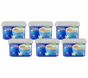 Maxwell House International Coffee Decaf Sugar Free French Vanilla Caf?, 4-Ounce Cans (Pack of 6)