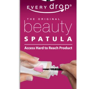 Every drop Beauty Spatula, Get Hard to Reach Beauty Products Out of Bottle, Washable and Reusable, 1 Spatula