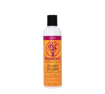 Jessicurl, Rockin’ Ringlets Styling Potion, No Fragrance Added, 8 Fl oz. Curl Enhancer with Flaxseed Extract, Curl Defining Styler for Curly Hair and