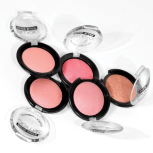 Palladio Baked Blush, Highly Pigmented Shimmery Formula, Easy to Blend and Highly Buildable, Apply Dry for a Natural Glow or Wet for a Dramatic Lumino - Image 6