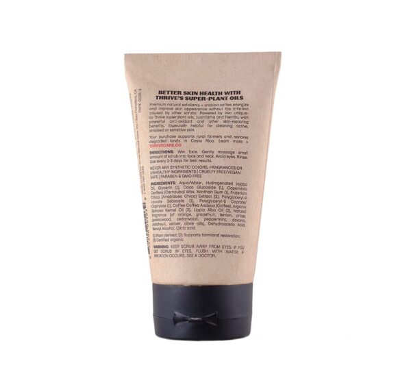 Thrive Natural Care Face Scrub - Gentle Exfoliating Face Wash Provides Deep Cleanse, Improves Skin Texture, Unclogs Pores - Vegan, Oil Free Exfoliator - Image 6