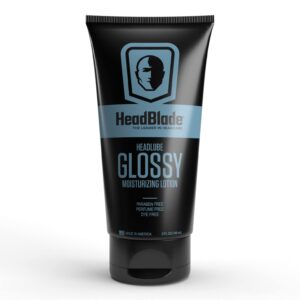 HeadBlade HeadLube Glossy Aftershave Moisturizer Lotion for Men (5 oz) - Leaves Head Shiny and Grease-Free - Image 1