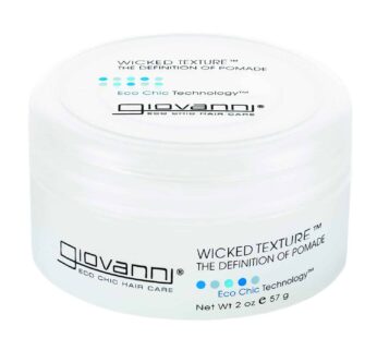 GIOVANNI Wicked Texture The Definition Of Pomade – Styling Hair Pomade, Helps to Shape Hair & Smooth Texture, Water Based Pomade that Washes Out Easil