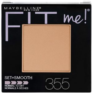 Maybelline New York Fit Me Set + Smooth Powder Makeup, Coconut, 0.3 oz. - Image 1